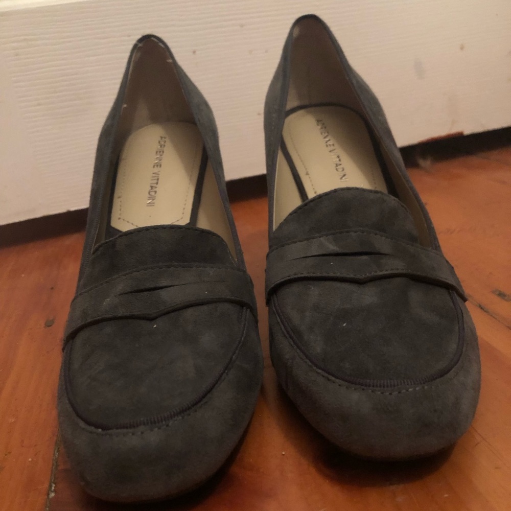 Adrienne Vittadini block heeled pumps